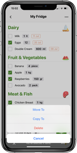 Smart Kitchen App Screenshot